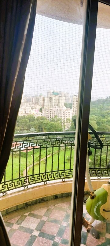 Balcony in 4 BHK Apartment at Hiranandani Estate, Ghodbunder Road – for Rent