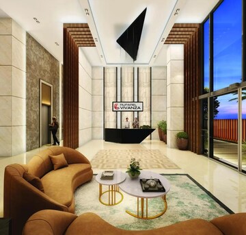 Living Room in 3 BHK Apartment at Ruparel Vivanza, Byculla – for Sale