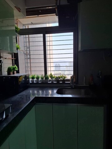 Kitchen in 2 BHK Apartment at Runwal Eirene, Balkum Pada – for Rent