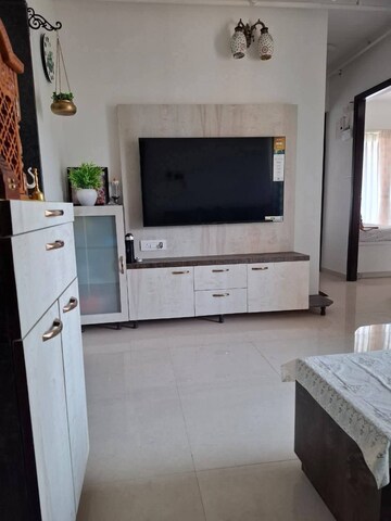 Living Room in 2 BHK Apartment at Runwal Eirene, Balkum Pada – for Rent
