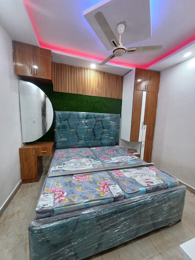 Bedroom, dwarka mor 3 Bedroom 900 Sq.Ft. Builder Floor In Dwarka Mor Delhi 8285249