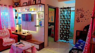 Living Room in 1 BHK Apartment at Kumar Samruddhi Society, Vishrantwadi – for Rent
