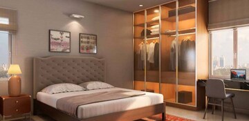 Bedroom in 2 BHK Apartment at Brigade Citadel, Moti Nagar – for Rent