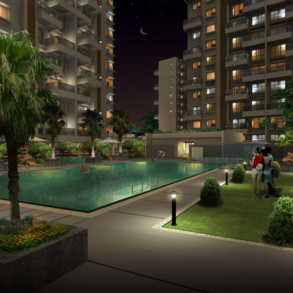 2 BHK 844 Sq.Ft. Apartment in Amits Bloomfield