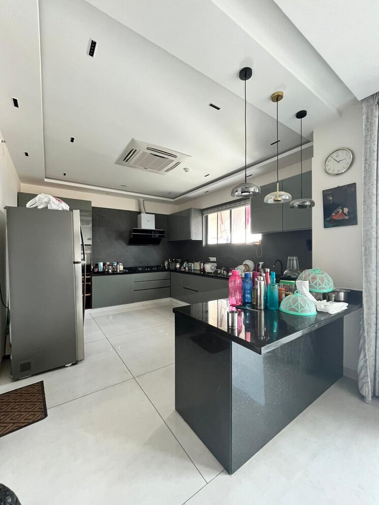 Kitchen, jayabheri-the-peaks 4 Bedroom 4905 Sq.Ft. Apartment In Narsingi Hyderabad 8285422