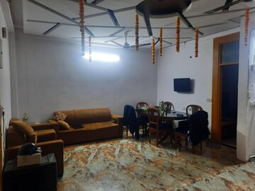Living Room in 2 BHK Builder Floor at Sai Enclave Niti Khand, Niti Khand – for Rent