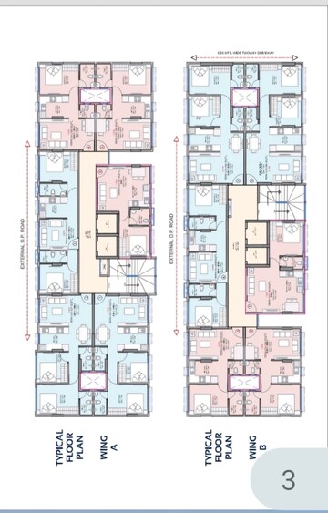 Floor Plan in 2 BHK Apartment at Kripa Elysium, Chembur – for Sale