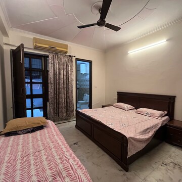 Bedroom in 2 BHK Builder Floor at Ansal Sushant Lok I, Sector 43 – for Rent