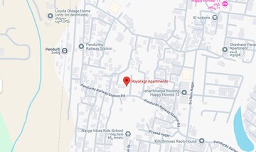 2 BHK Apartment – Map Location View at Venkata Subbamma Kollamaram Royal KGR Block 2, Pendurthi - for Sale