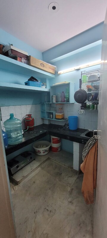 Kitchen in 1 BHK Builder Floor at Goutampuri – for Rent