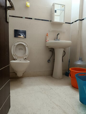 Bathroom in 3 BHK Builder Floor at Krishna Nagar – for Rent