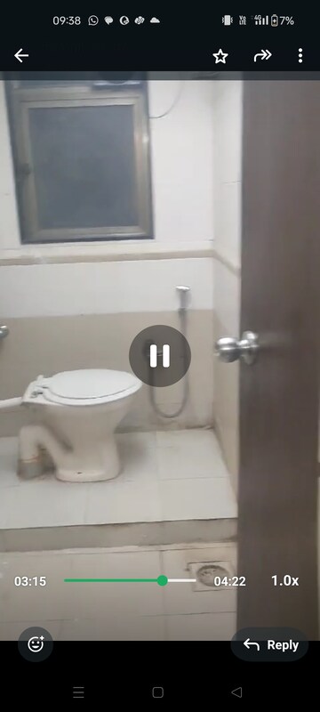 Bathroom in 2 BHK Apartment at Gokuldham Complex, Goregaon East – for Rent