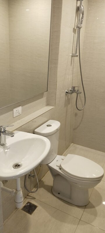 Bathroom in 2 BHK Apartment at Hiranandani Fortune City, New Panvel – for Rent