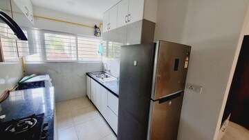 Kitchen in 2.5 BHK Apartment at Prestige High Fields, Gachibowli – for Rent