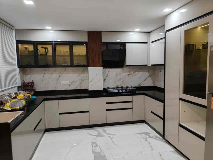 Kitchen, dlf-vibhuti-khand 3 Bedroom 1800 Sq.Ft. Builder Floor In Gomti Nagar Lucknow 8285814