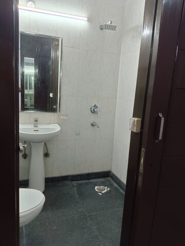 Bathroom in 3 BHK Builder Floor at Greater Kailash – for Rent