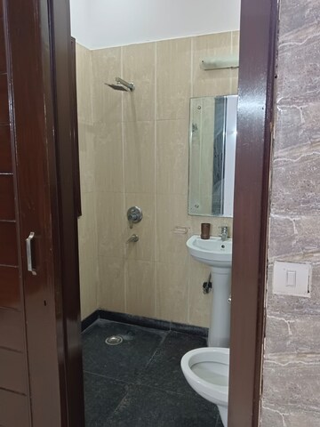 Bathroom in 3 BHK Builder Floor at Greater Kailash – for Rent