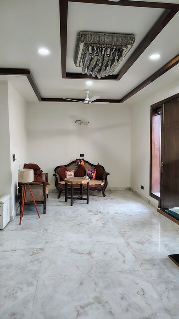 Living Room in 3 BHK Builder Floor at RWA Apartments Sector 122, Sector 122 – for Rent