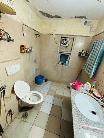 Bathroom in 1 BHK Apartment at MSA Golf Gardenia, Alpha Ii Greater Noida – for Rent