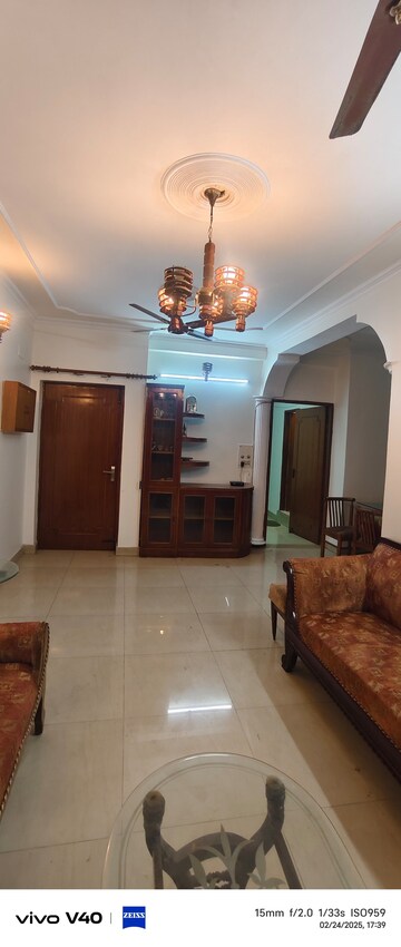 Living Room in 3 BHK Apartment at Sector 11 Dwarka – for Rent