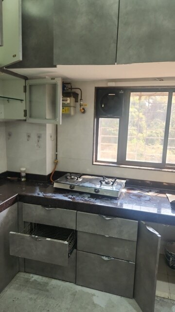 Kitchen in 1 BHK Apartment at Sapphire Lakeside, Powai – for Rent