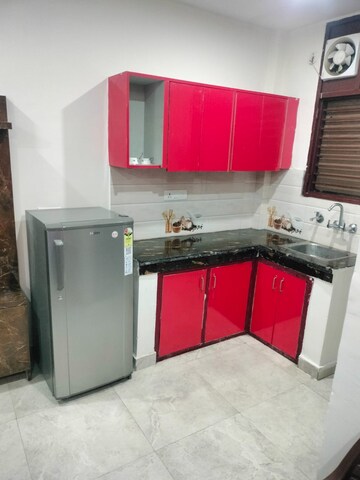 Kitchen in 1 RK Builder Floor at DLF City Phase III, Sector 24 – for Rent