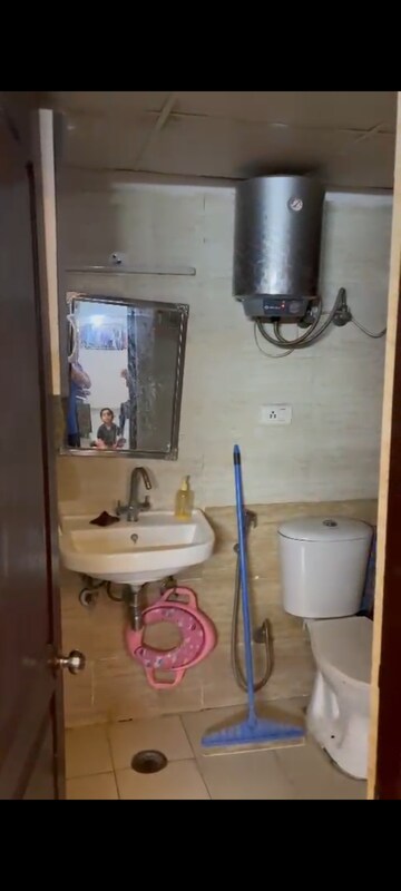 Bathroom in 2.5 BHK Apartment at Aditya Luxuria Estate, Dasna – for Rent