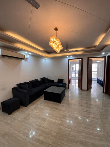Living Room in 3 BHK Builder Floor at Saket – for Rent