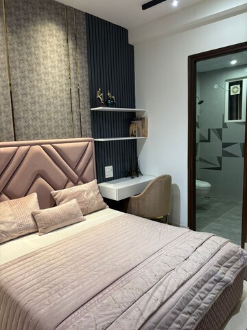 Bedroom in 3 BHK Builder Floor at Dhakoli Village – for Sale