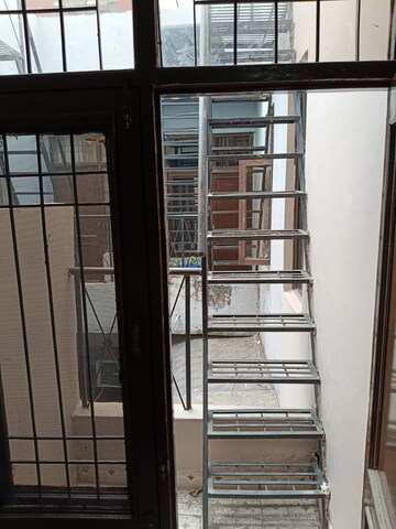 Staircase in 3 BHK Builder Floor at Dhakoli Village – for Sale