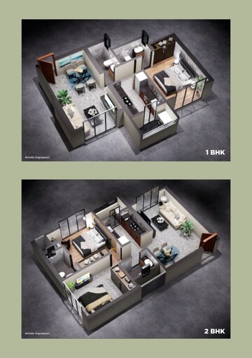 2 BHK Apartment For Sale in Varadvinayak Siddhivinayak Aura, Mira Road East