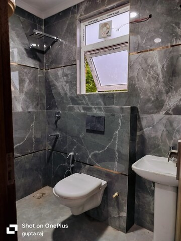 Bathroom in 2 BHK Builder Floor at Freedom Fighters Enclave – for Rent
