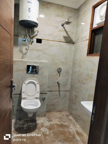 Bathroom in 2 BHK Builder Floor at Freedom Fighters Enclave – for Rent