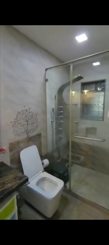 Attached Bathroom in 3 BHK Apartment at Sheth Heights, Chembur – for Rent