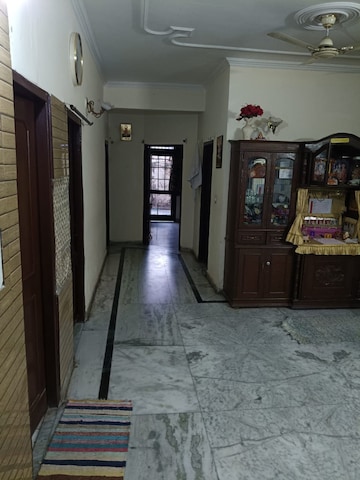 Building Lobby in 3 BHK Builder Floor at Dhakoli Village – for Sale