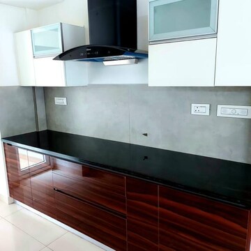 Kitchen in 3 BHK Apartment at Hermitage Centralis, Vip Road – for Rent