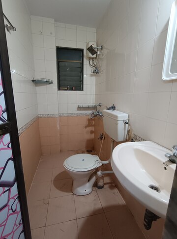 Bathroom in 1 BHK Apartment at SSB Ashok Nagar, Balkum Pada – for Rent