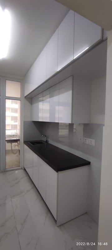 Kitchen in 2 BHK Apartment at Mantri Lithos, Thanisandra – for Rent