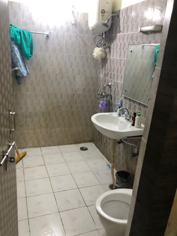 Bathroom in 2 BHK Apartment at Rohini Apartment, Gomti Nagar – for Rent