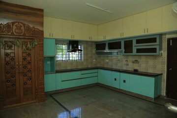 Kitchen in 4 BHK Villa at Metropolis Fair Oaks, Sarjapur – for Rent