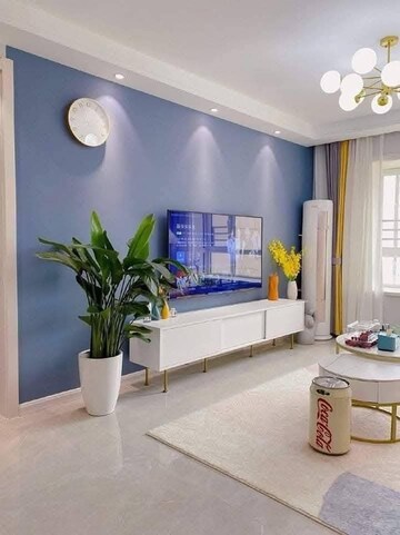 Living Room in 3.5 BHK Apartment at Sector 8, Dwarka – for Sale