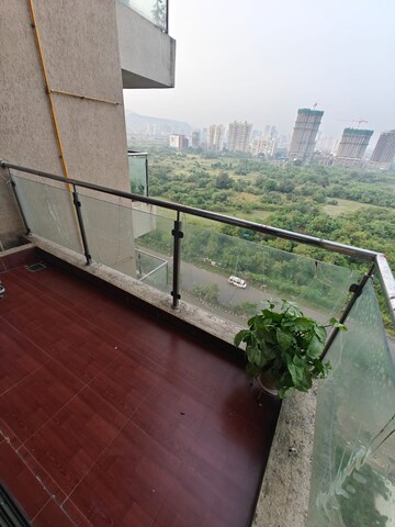Balcony in 2 BHK Apartment at Trishul Symphony, Kharghar – for Rent