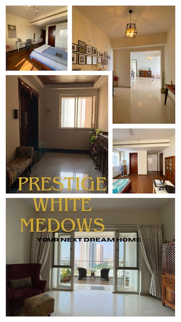 Kitchen in 4 BHK Apartment at Prestige White Meadows, Whitefield – for Sale