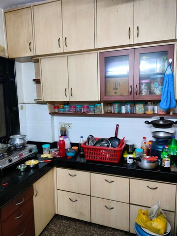 Kitchen in 3 BHK Apartment at Grow More Tower, Kharghar – for Sale