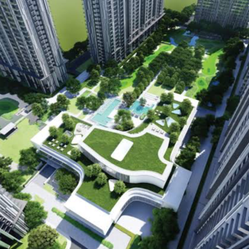 Staircase in 4 BHK Apartment at M3M Golf Hills, Sector 79 – for Sale