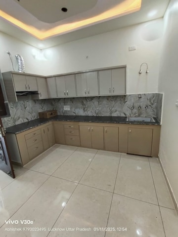 Kitchen in 3 BHK Independent House at Jankipuram Extension – for Sale