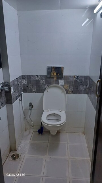 Bathroom in 2 BHK Apartment at Orchid Gaurav Valley, Mira Road – for Rent