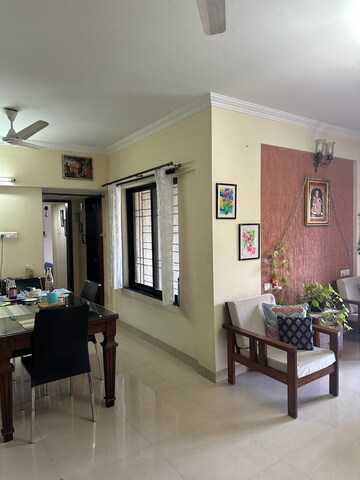 Living Room in 2 BHK Apartment at Brahma Suncity, Wadgaon Sheri – for Rent