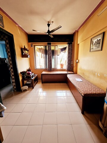 Living Room in 1 BHK Apartment at Dedhia Golden Park II, Kalyan West – for Sale
