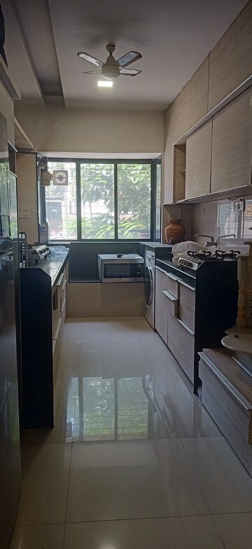 Kitchen in 2 BHK Apartment at Silver Sand CHS, Andheri West – for Rent